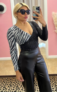 Zebra Bodysuit